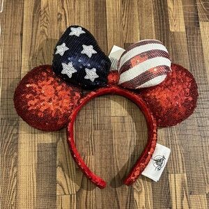 Disney Ears Headband 4th of July America Patriotic NWT